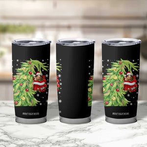 Funny Christmas Guinea In Green Hand Naughty Tumbler Cup Cute Pet Lover Gift TS12 Print Your Wear