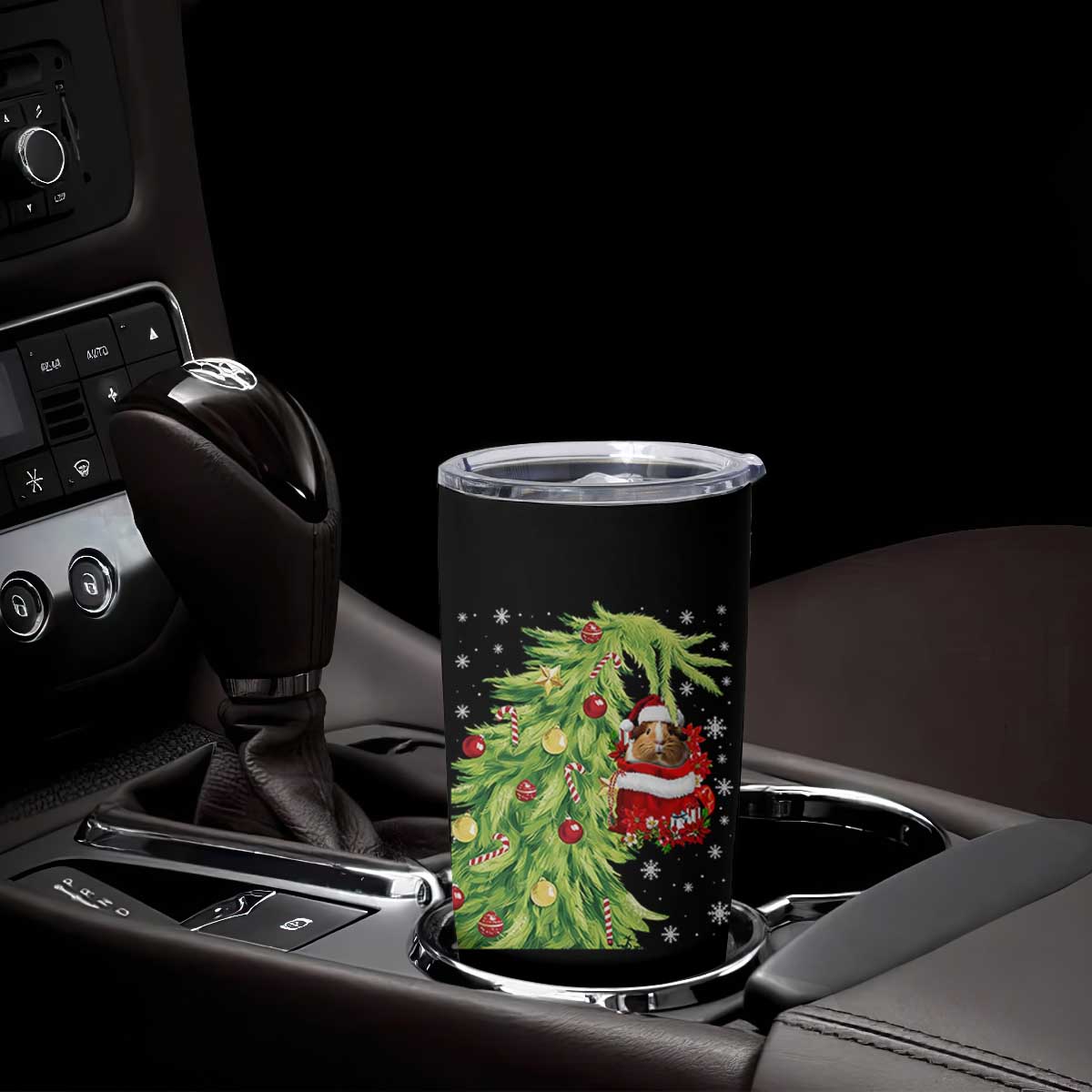 Funny Christmas Guinea In Green Hand Naughty Tumbler Cup Cute Pet Lover Gift TS12 Print Your Wear
