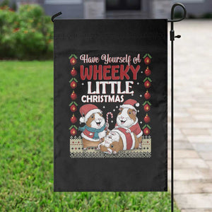 Have Yourself A Wheeky Little Christmas Garden Flag Funny Guinea Pig Lover TS12 Print Your Wear