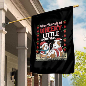 Have Yourself A Wheeky Little Christmas Garden Flag Funny Guinea Pig Lover TS12 Print Your Wear