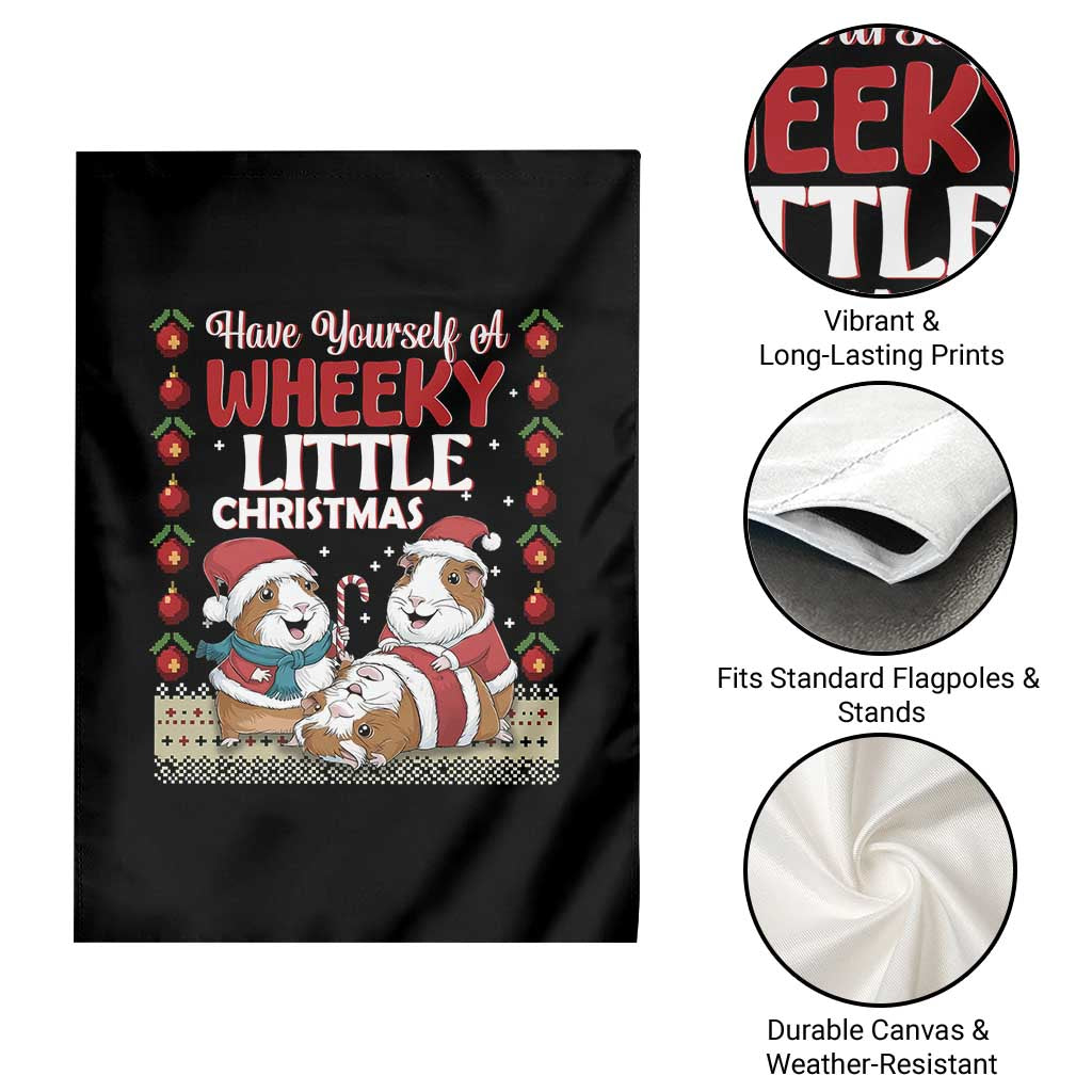 Have Yourself A Wheeky Little Christmas Garden Flag Funny Guinea Pig Lover TS12 Print Your Wear