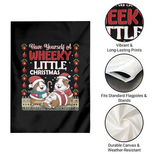 Have Yourself A Wheeky Little Christmas Garden Flag Funny Guinea Pig Lover TS12 Print Your Wear
