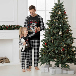 Have Yourself A Wheeky Little Christmas Plaid Pajama Set Funny Guinea Pig Lover TS12 White Plaid Print Your Wear