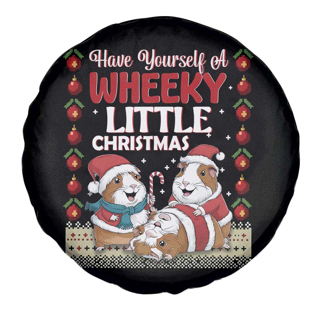 Have Yourself A Wheeky Little Christmas Spare Tire Cover Funny Guinea Pig Lover TS12 Print Your Wear