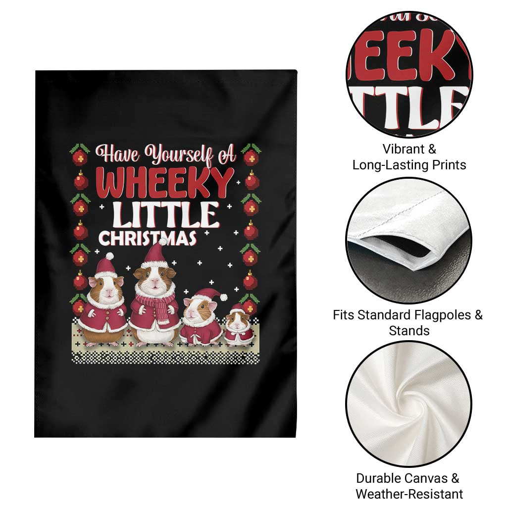 Christmas Guinea Pig Lover Garden Flag Have Yourself A Wheeky Little TS12 Print Your Wear