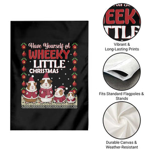 Christmas Guinea Pig Lover Garden Flag Have Yourself A Wheeky Little TS12 Print Your Wear