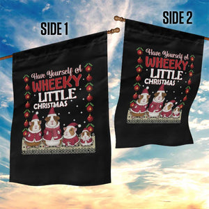 Christmas Guinea Pig Lover Garden Flag Have Yourself A Wheeky Little TS12 Print Your Wear