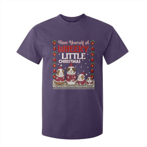 Christmas Guinea Pig Lover T Shirt For Kid Have Yourself A Wheeky Little TS12 Purple Print Your Wear