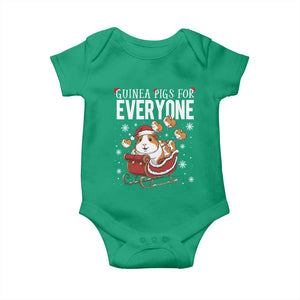 Christmas Guinea Pigs For Everyone Baby Onesie Funny Cavy Lover Gift TS12 Irish Green Print Your Wear