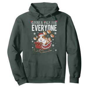 Christmas Guinea Pigs For Everyone Hoodie Funny Cavy Lover Gift TS12 Dark Forest Green Print Your Wear