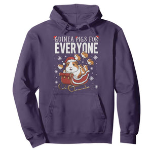 Christmas Guinea Pigs For Everyone Hoodie Funny Cavy Lover Gift TS12 Purple Print Your Wear