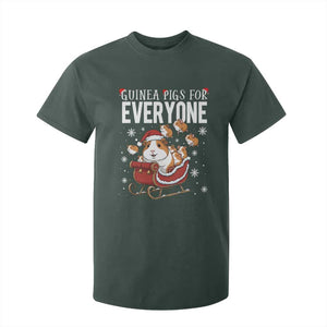 Christmas Guinea Pigs For Everyone T Shirt For Kid Funny Cavy Lover Gift TS12 Dark Forest Green Print Your Wear