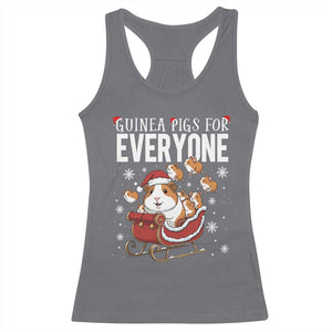Christmas Guinea Pigs For Everyone Racerback Tank Top Funny Cavy Lover Gift TS12 Charcoal Print Your Wear