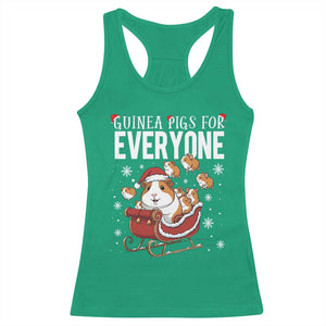 Christmas Guinea Pigs For Everyone Racerback Tank Top Funny Cavy Lover Gift TS12 Irish Green Print Your Wear