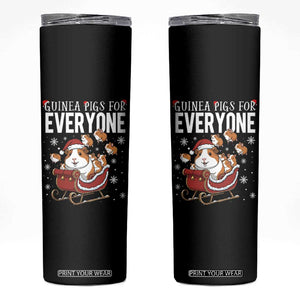 Christmas Guinea Pigs For Everyone Skinny Tumbler Funny Cavy Lover Gift TS12 Black Print Your Wear
