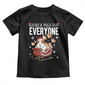 Christmas Guinea Pigs For Everyone Toddler T Shirt Funny Cavy Lover Gift TS12 Black Print Your Wear