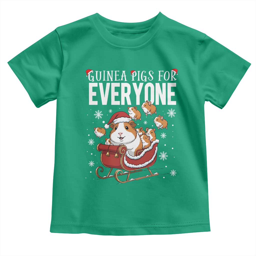 Christmas Guinea Pigs For Everyone Toddler T Shirt Funny Cavy Lover Gift TS12 Irish Green Print Your Wear