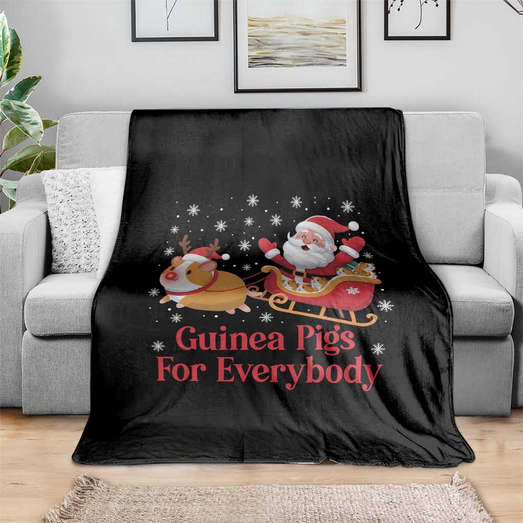 Guinea Pigs For Everybody Throw Blanket Funny Xmas Gift TS12 Print Your Wear