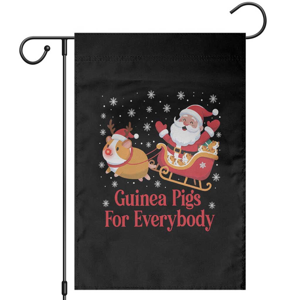 Guinea Pigs For Everybody Garden Flag Funny Xmas Gift TS12 Black Print Your Wear