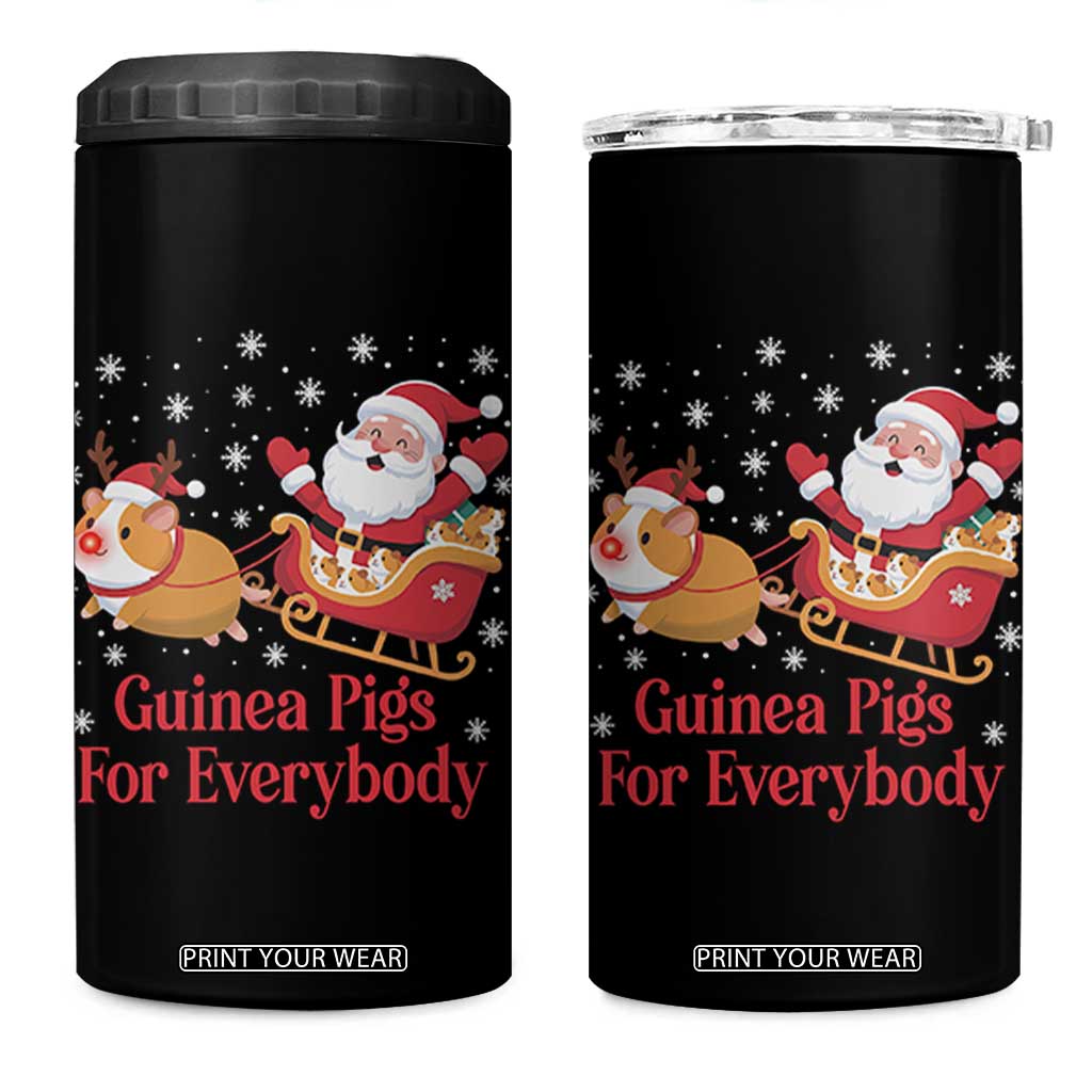 Guinea Pigs For Everybody 4 in 1 Can Cooler Tumbler Funny Xmas Gift TS12 One Size: 16 oz Black Print Your Wear