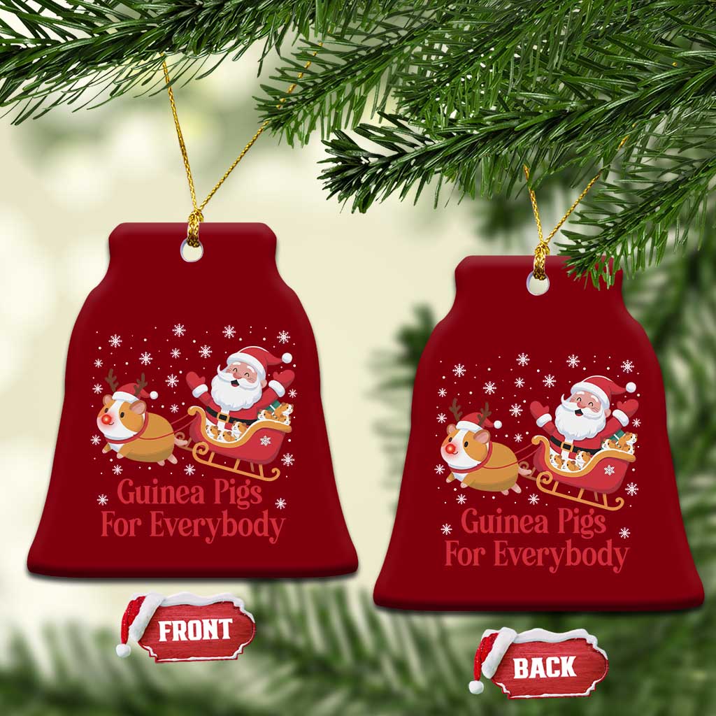 Guinea Pigs For Everybody Ceramic Ornament Funny Xmas Gift TS12 Print Your Wear