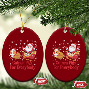 Guinea Pigs For Everybody Ceramic Ornament Funny Xmas Gift TS12 Print Your Wear