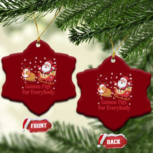 Guinea Pigs For Everybody Ceramic Ornament Funny Xmas Gift TS12 Print Your Wear