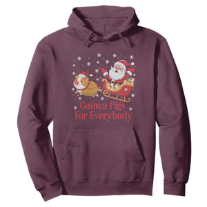 Guinea Pigs For Everybody Hoodie Funny Xmas Gift TS12 Maroon Print Your Wear