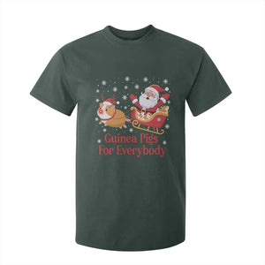 Guinea Pigs For Everybody T Shirt For Kid Funny Xmas Gift TS12 Dark Forest Green Print Your Wear