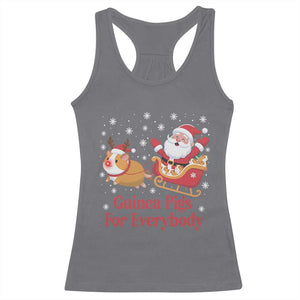 Guinea Pigs For Everybody Racerback Tank Top Funny Xmas Gift TS12 Charcoal Print Your Wear