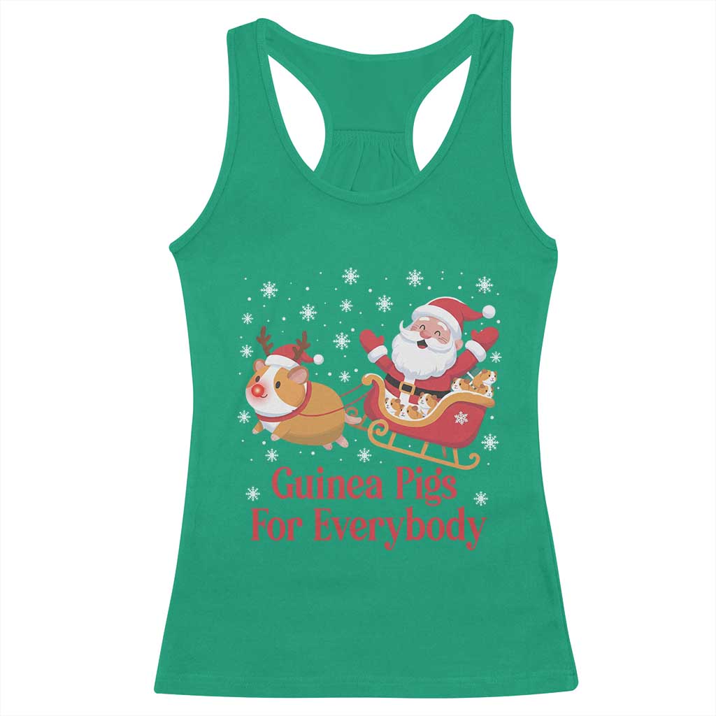 Guinea Pigs For Everybody Racerback Tank Top Funny Xmas Gift TS12 Irish Green Print Your Wear