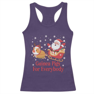 Guinea Pigs For Everybody Racerback Tank Top Funny Xmas Gift TS12 Purple Print Your Wear