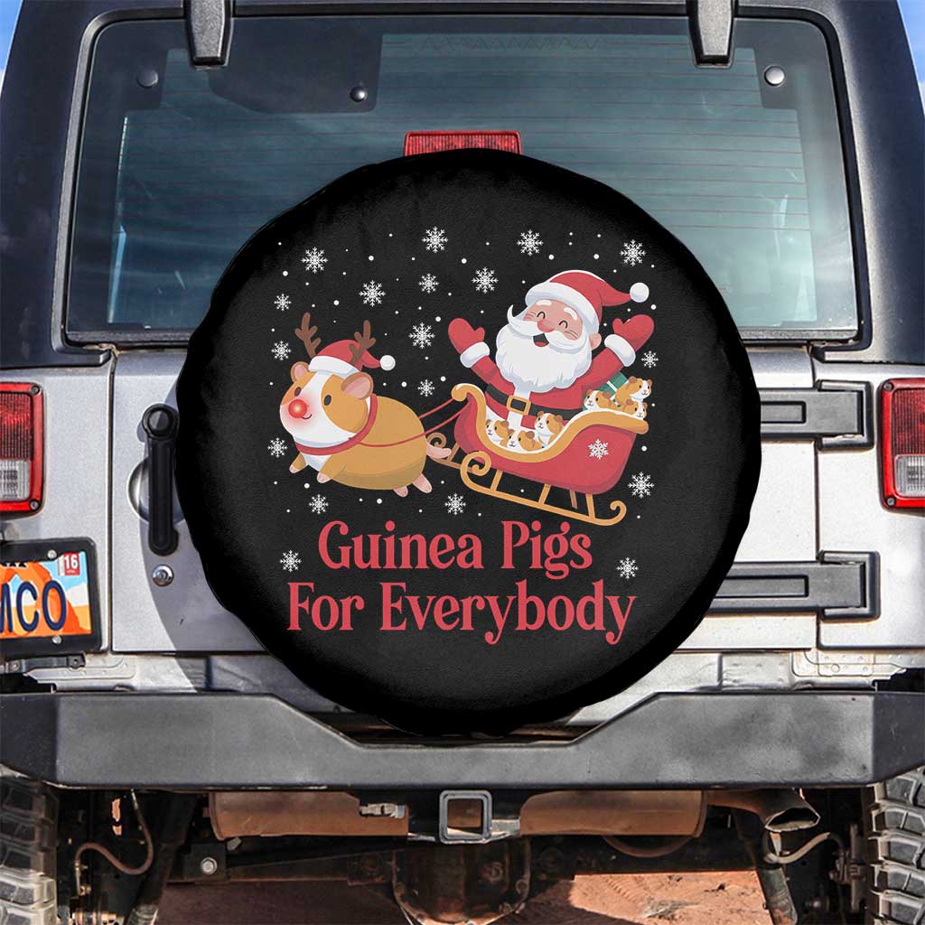 Guinea Pigs For Everybody Spare Tire Cover Funny Xmas Gift TS12 No hole Black Print Your Wear