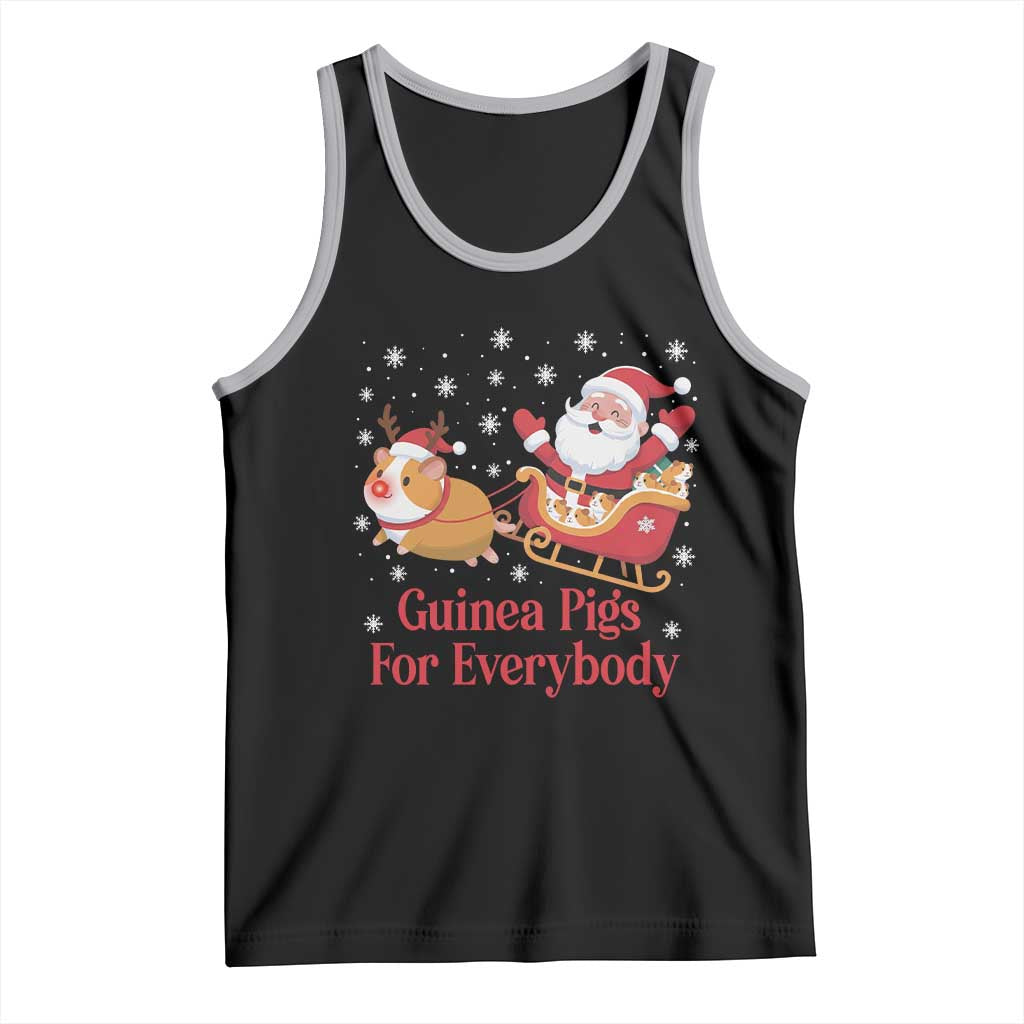 Guinea Pigs For Everybody Tank Top Funny Xmas Gift TS12 Black Athletic Heather Print Your Wear