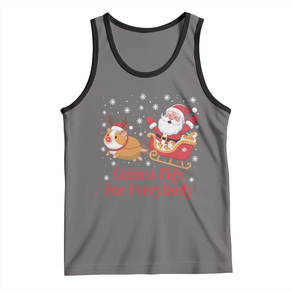 Guinea Pigs For Everybody Tank Top Funny Xmas Gift TS12 Deep Heather Black Print Your Wear