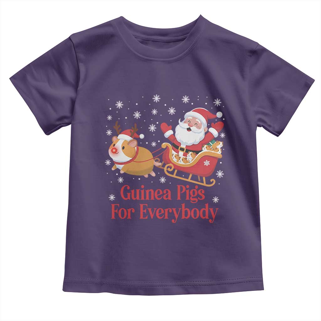 Guinea Pigs For Everybody Toddler T Shirt Funny Xmas Gift TS12 Purple Print Your Wear