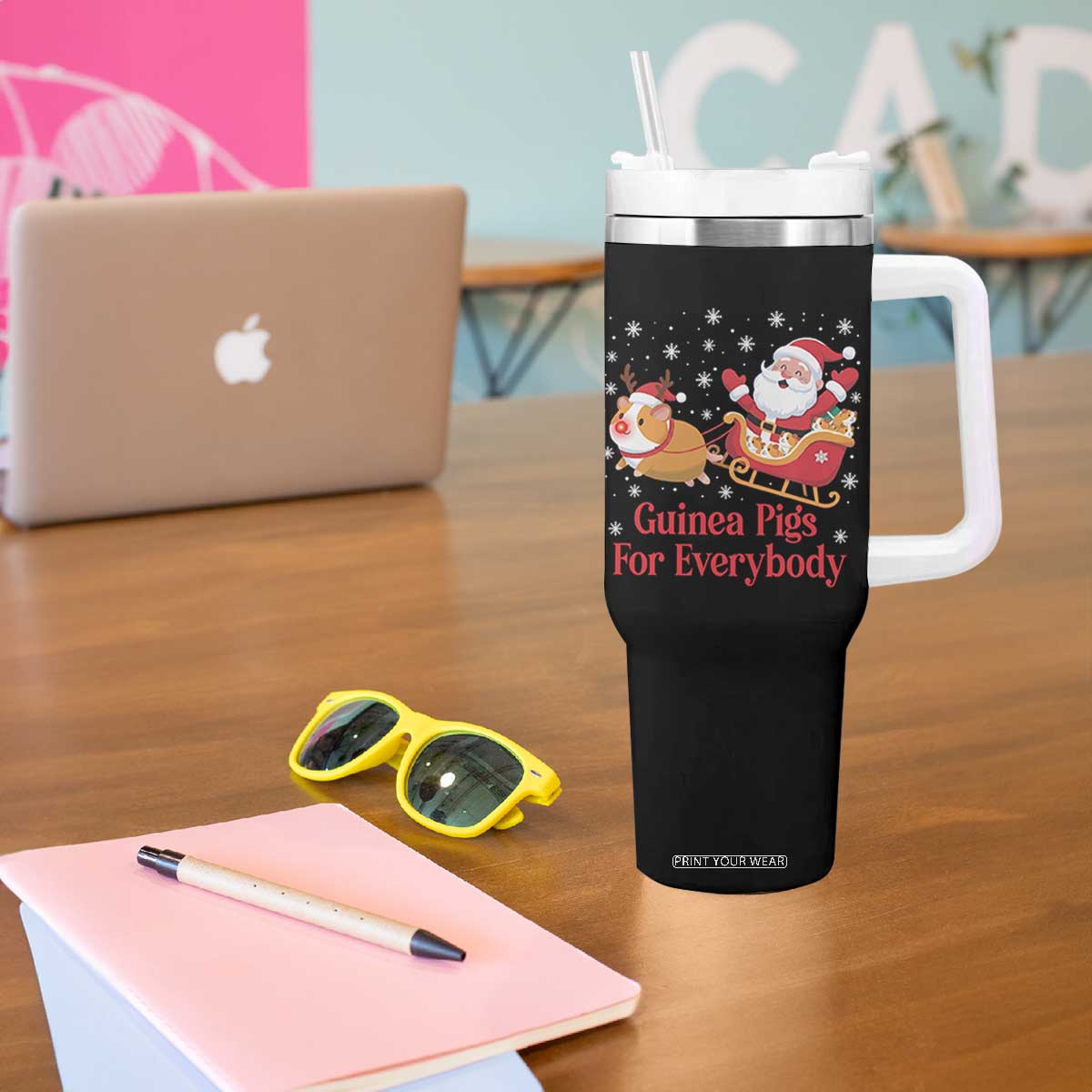 Guinea Pigs For Everybody Tumbler With Handle Funny Xmas Gift TS12 Print Your Wear
