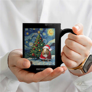 Santa Guinea Pig Starry Night Inspired Coffee Mug Funny Christmas Gift TS12 Print Your Wear
