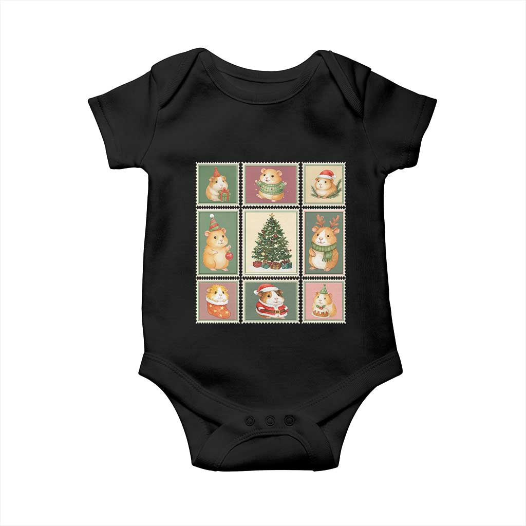 Tis The Season To Be Wheeky Baby Onesie Christmas Guinea Pig Gift TS12 Black Print Your Wear