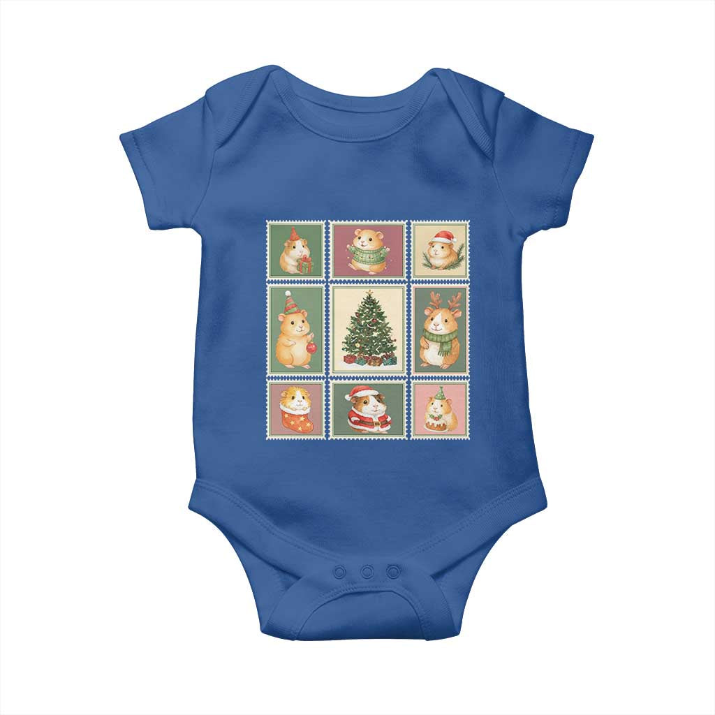 Tis The Season To Be Wheeky Baby Onesie Christmas Guinea Pig Gift TS12 Royal Blue Print Your Wear