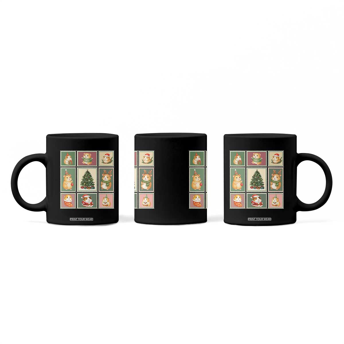 Tis The Season To Be Wheeky Coffee Mug Christmas Guinea Pig Gift TS12 Print Your Wear