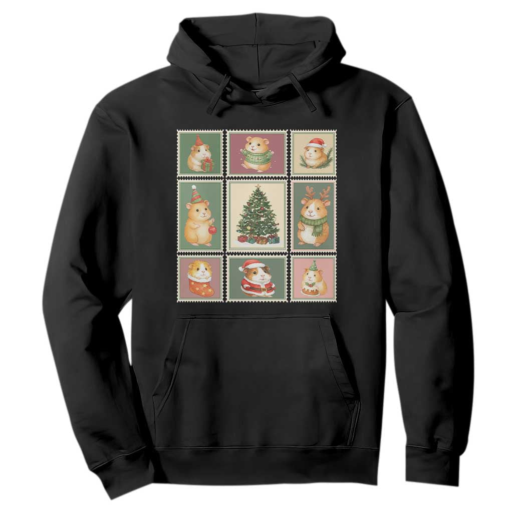 Tis The Season To Be Wheeky Hoodie Christmas Guinea Pig Gift TS12 Black Print Your Wear