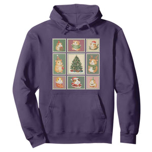 Tis The Season To Be Wheeky Hoodie Christmas Guinea Pig Gift TS12 Purple Print Your Wear