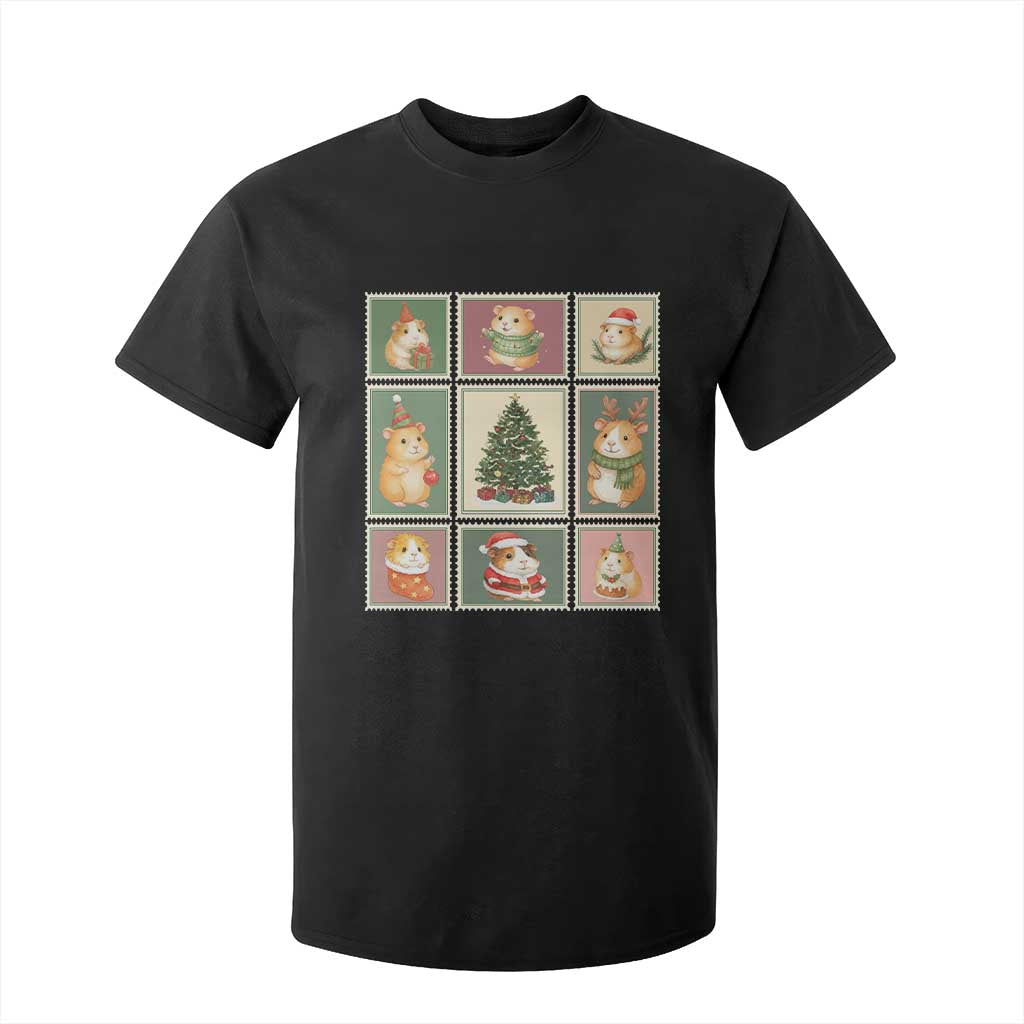 Tis The Season To Be Wheeky T Shirt For Kid Christmas Guinea Pig Gift TS12 Black Print Your Wear