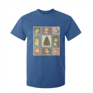 Tis The Season To Be Wheeky T Shirt For Kid Christmas Guinea Pig Gift TS12 Royal Blue Print Your Wear