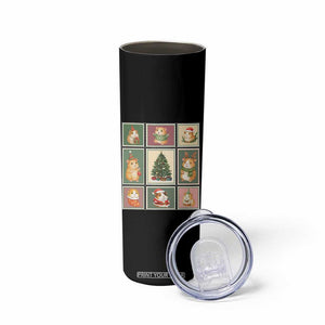 Tis The Season To Be Wheeky Skinny Tumbler Christmas Guinea Pig Gift TS12 Print Your Wear