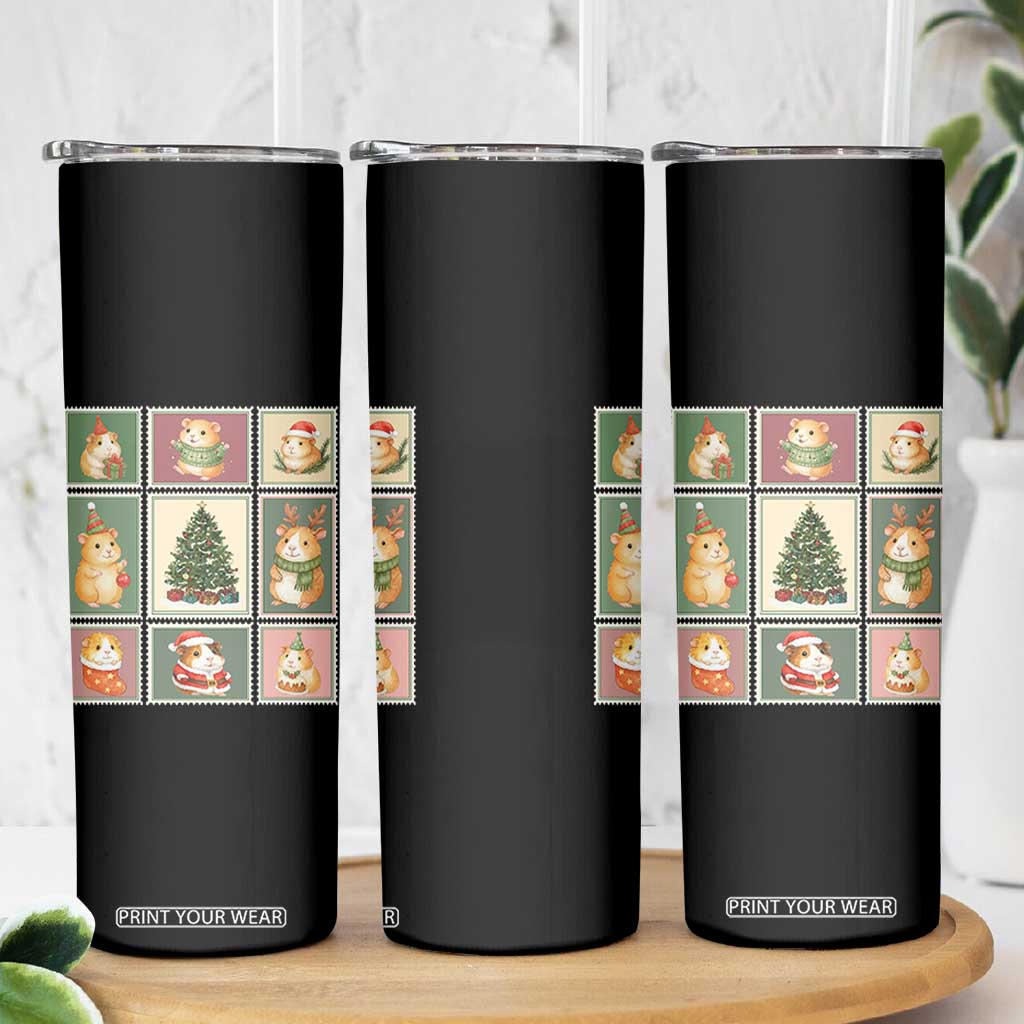 Tis The Season To Be Wheeky Skinny Tumbler Christmas Guinea Pig Gift TS12 Print Your Wear