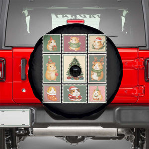 Tis The Season To Be Wheeky Spare Tire Cover Christmas Guinea Pig Gift TS12 Black Print Your Wear