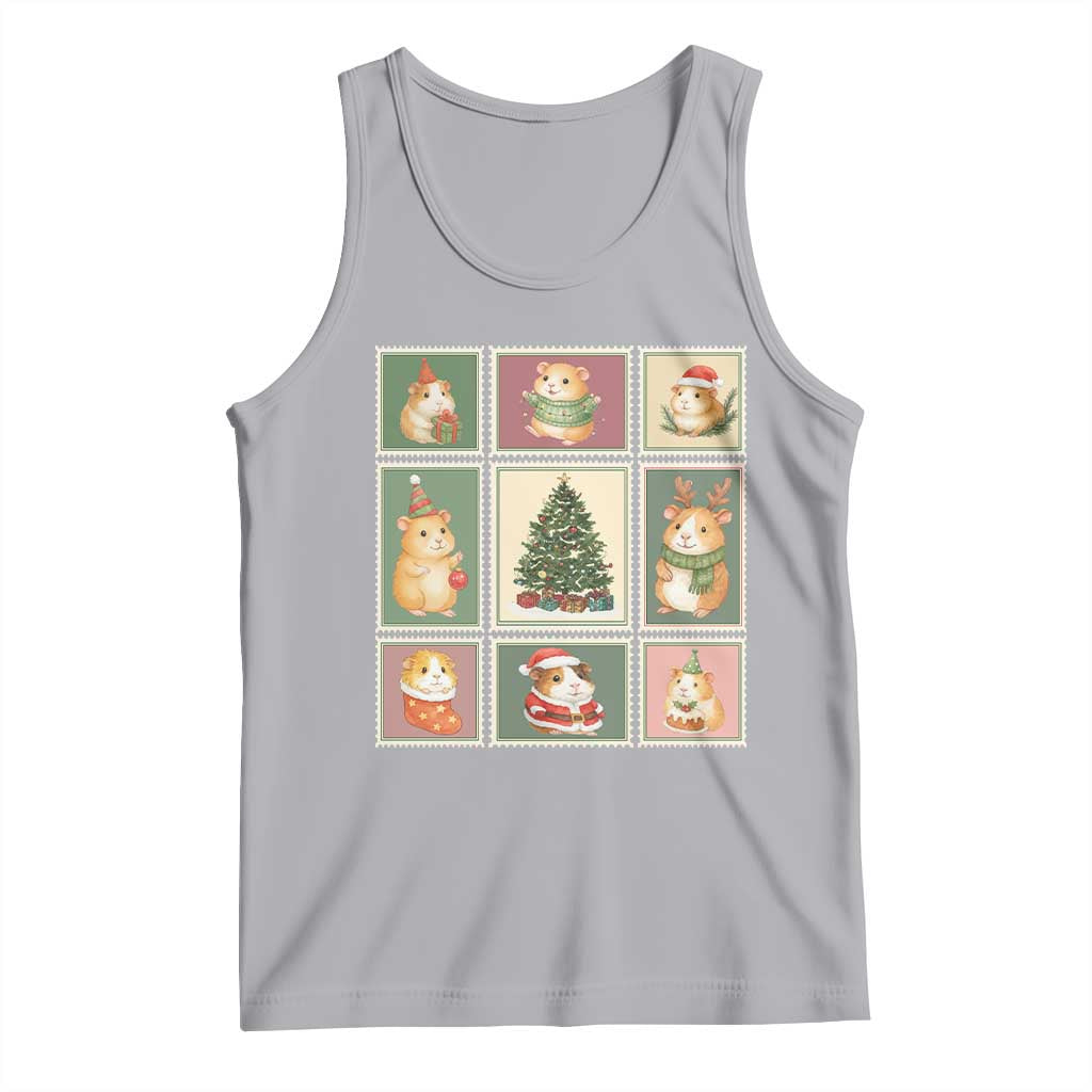 Tis The Season To Be Wheeky Tank Top Christmas Guinea Pig Gift TS12 Athletic Heather Print Your Wear
