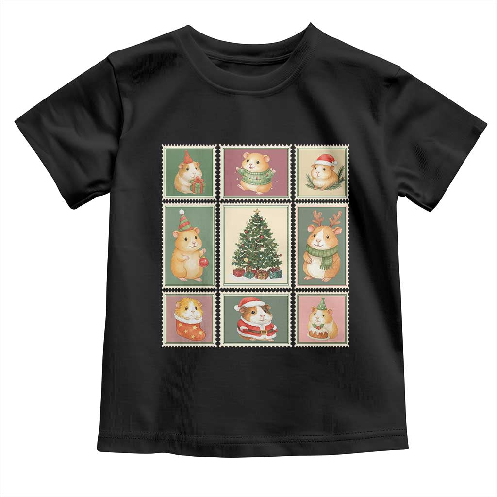 Tis The Season To Be Wheeky Toddler T Shirt Christmas Guinea Pig Gift TS12 Black Print Your Wear